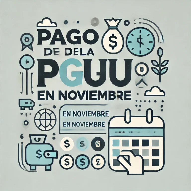 Pago de la PGU en Noviembre